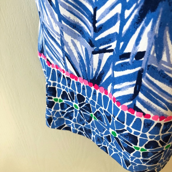 NWT Lilly Pulitzer Style Name: Lowe Dress Colour: Lapis Blue Size: Large - Picture 4 of 14
